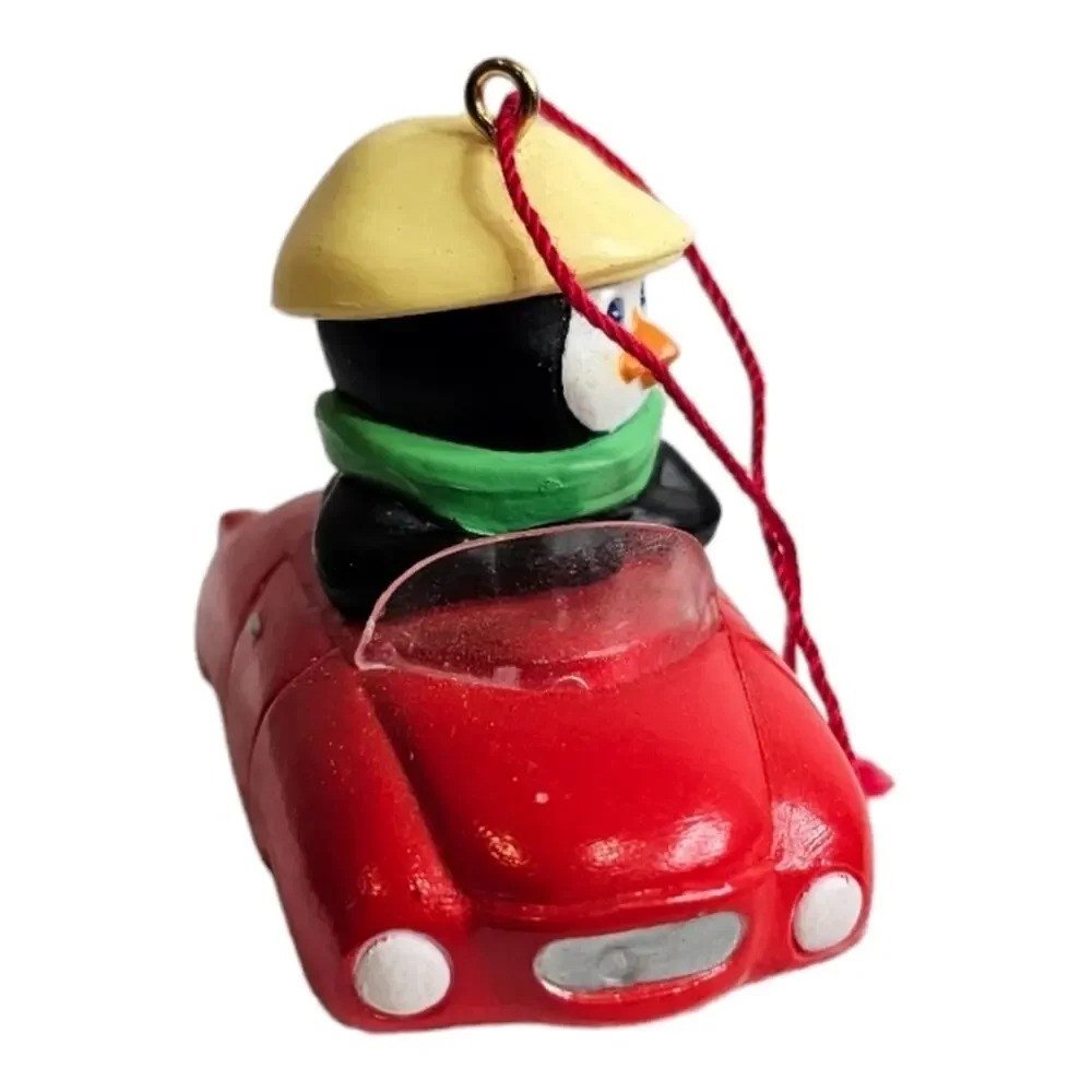 Hallmark Keepsake Plastic Christmas Ornament 1990 Polar Sport Vintage